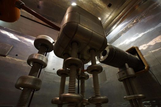 Image of vacuum equipment and experiment equipment. Shooting Location: Tskuba-city, Ibaraki-pref