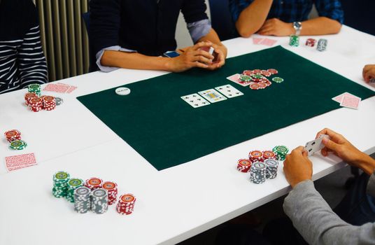 Casino Poker Image (Texas Holdem). Shooting Location: Tokyo metropolitan area