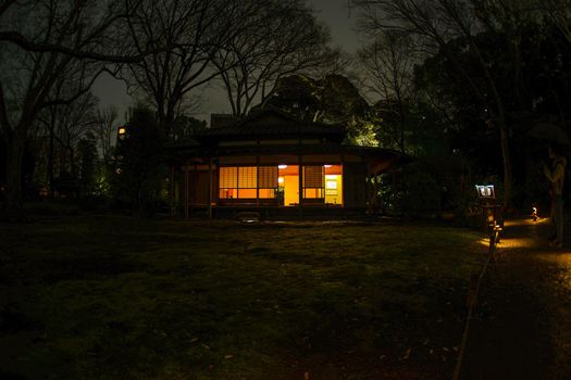 Old sector in the woods. Shooting Location: Tokyo metropolitan area