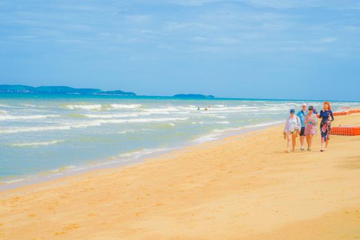 Image of Pattaya Beach in Thailand. Shooting Location: Thailand, Ayutthaya