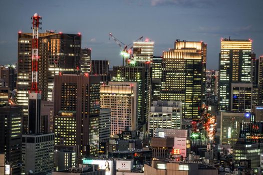 Landscape from Seaside Top (World Trade Center Building Observatory). Shooting Location: Tokyo metropolitan area