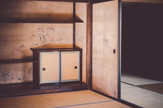 Japanese-style room image of Japanese architecture. Shooting Location: Yokohama-city kanagawa prefecture