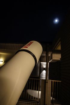 Image of astronomical telescope. Shooting Location: Tokyo metropolitan area
