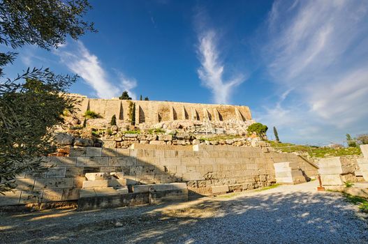 The Acropolis of Athens, Greece, with the Parthenon Temple during the day