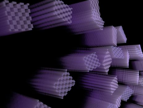 Imaginatory lush fractal texture image abstract background