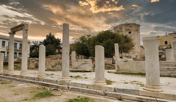 Roman Agora in Athens of Greece