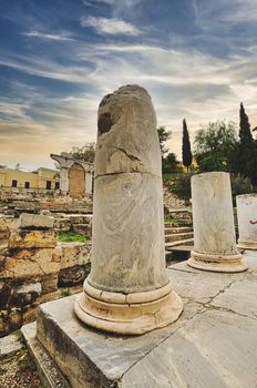 Roman Agora in Athens of Greece