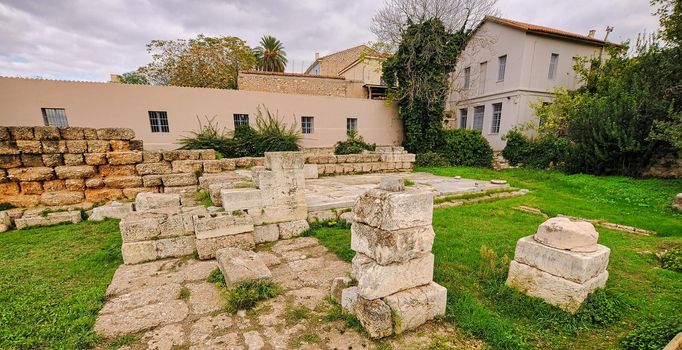 the ancient cemetery of Athens in Kerameikos Greece