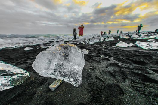 Yorkels Aur Roon Glacier Lake Ice. Shooting Location: Iceland
