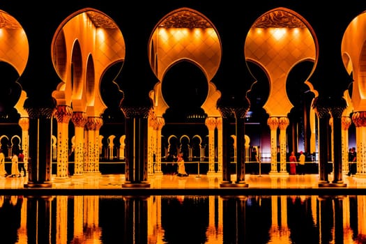 Shakezy Cayd Grand Mosque (United Arab Emirates). Shooting Location: Abdabi