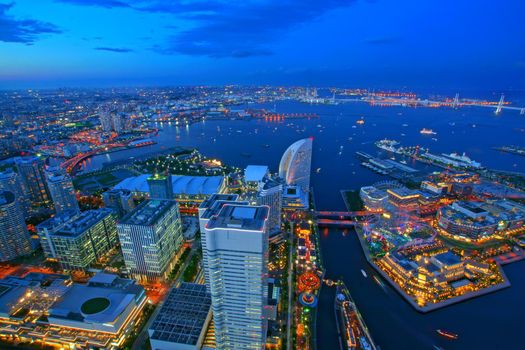 Yeshanbing from Yokohama Landmark Tower. Shooting Location: Yokohama-city kanagawa prefecture