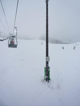 Ski resection of snowstorms. Shooting Location: Sendai, Miyagi Prefecture