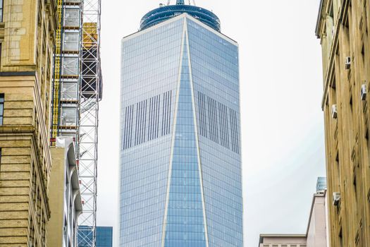 One World Trade Center View from Lower Man Hattan. Shooting Location: New York, Manhattan