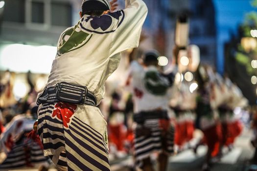 Image of Koenji Awa Odori. Shooting Location: Tokyo metropolitan area