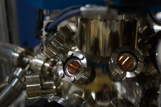 Image of vacuum equipment and experiment equipment. Shooting Location: Tskuba-city, Ibaraki-pref