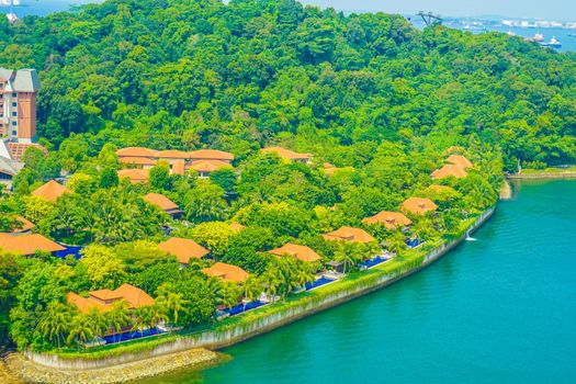 Singapore Sentosa Island Landscape (Resort). Shooting Location: Singapore