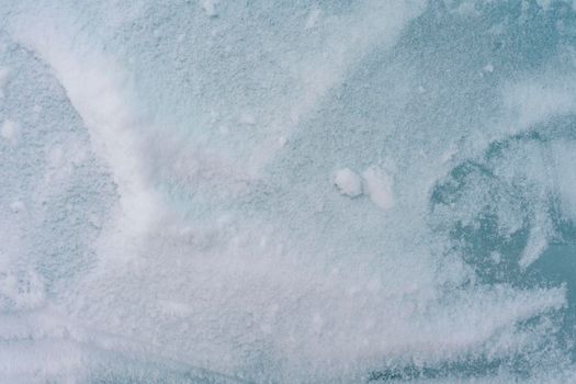 ice background, blue frozen texture