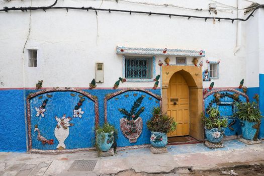 Street in Kasbah of the Udayas in Rabat City, Morocco