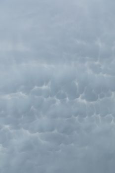 In the whole frame you can see storm clouds clustered one next to another, which will soon turn into a strong hurricane.