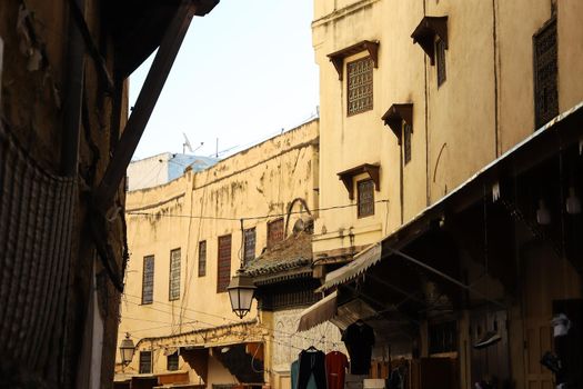 An Old Building in Fez City, Morocco