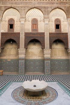 Bou Inania Madrasa in Fez City, Morocco