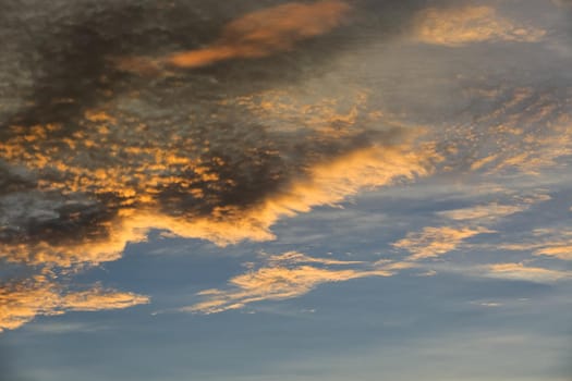 Altocumulus Clouds in morning