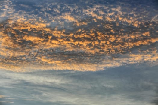 Altocumulus Clouds in morning