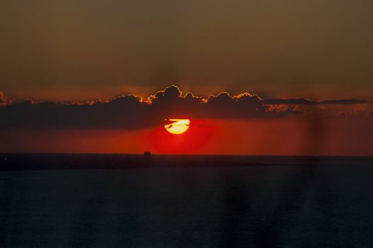 san bartolo park fantastic sunset landscape TO RIVIERA DI RIMINI