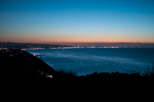 san bartolo park fantastic sunset landscape TO RIVIERA DI RIMINI