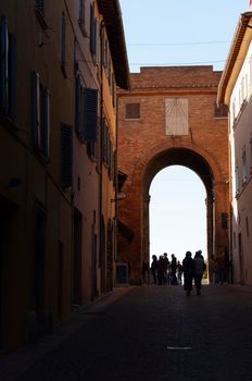 Urbino, city and World Heritage Site in the Marche region of Italy at sumemr