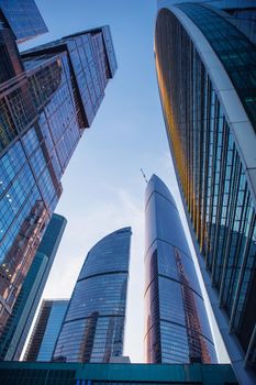 High rise buildings of Moscow business center Moscow - city