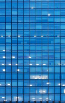 facade of modern office building