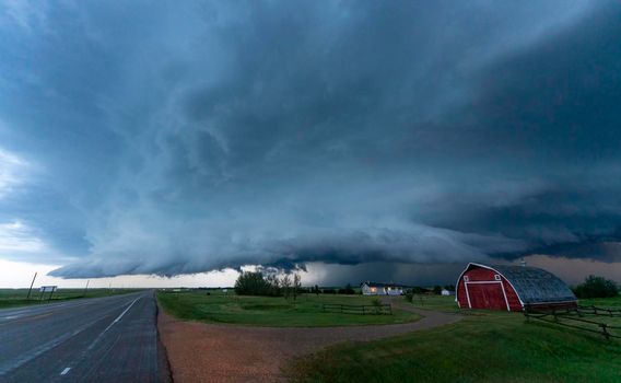 Prairie Storm Canada in Saskatchewan Summer Clouds