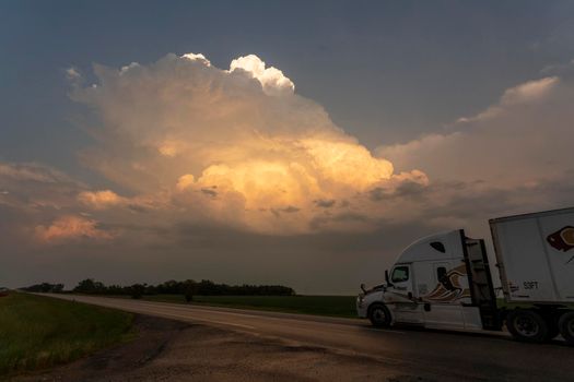 Prairie Storm Canada in Saskatchewan Summer Clouds