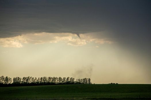 Prairie Storm Clouds in Saskatchewan Canada Rural