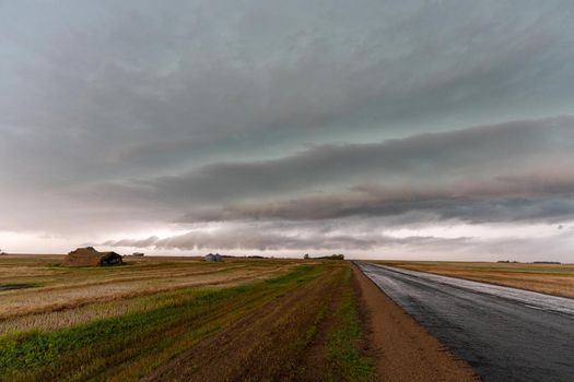 Prairie Storm Canada Summer time clouds warning