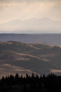 Scenic views of the Cypress Hills Saskatchewan Alberta