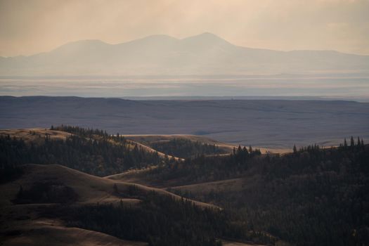 Scenic views of the Cypress Hills Saskatchewan Alberta