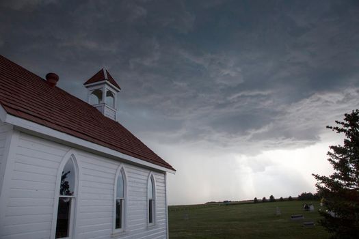 Prairie Storm Clouds Canada Saskatchewan Dramatic Summer