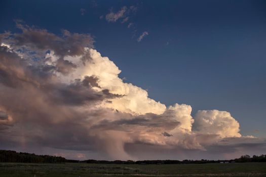 Prairie Storm Clouds Canada Saskatchewan Dramatic Summer