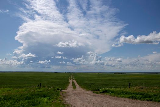 Prairie Storm Clouds Canada Saskatchewan Dramatic Summer