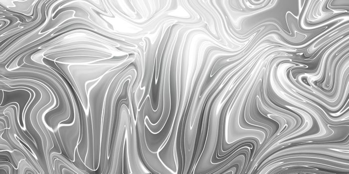 Abstract marble texture. Black and white grey background. Handmade technique.