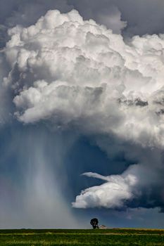 Prairie Storm Canada summer rural major structure Saskatchewan