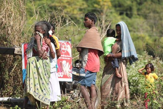 Indian Village People watching 5th March 2023 Hyderabad India