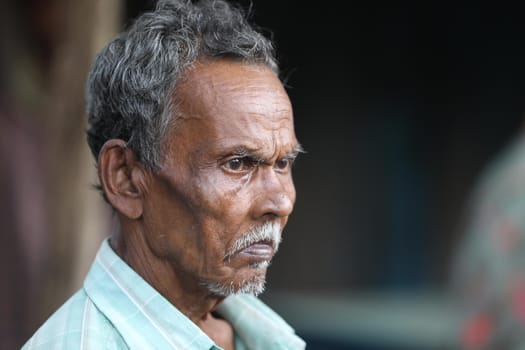 Indian Old man at home Hyderabad India 5th March 2023