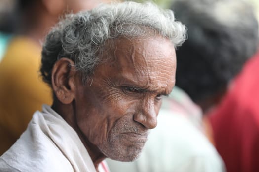 Indian Old man at home Hyderabad India 5th March 2023