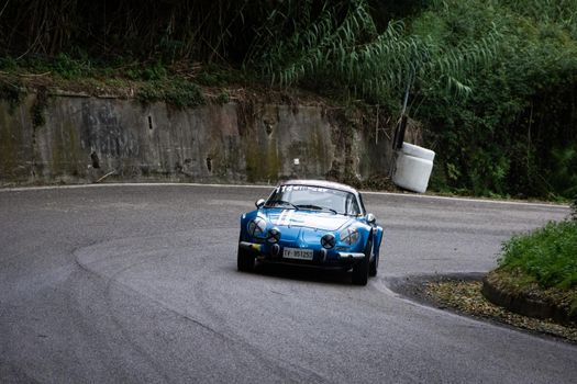 PESARO , ITALY - OTT 10 - 2021 : vintage CAR MARCH F2 IN RACE IN PESARO SAN BARTOLO