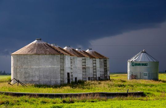 Prairie Storm Clouds Canada Saskatchewan Dramatic Summer