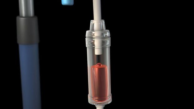 Human body, heart and vascular system. The circulation of blood in the body.3d illustration