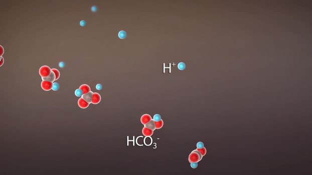 accumulation of carbon dioxide in the blood